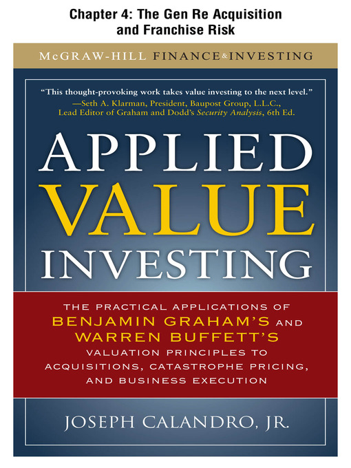 Title details for The Gen Re Acquisition and Franchise Risk by Joseph Calandro, Jr. - Available